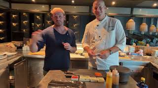TASTE AND TALK WITH RICH Akira Back's Famous Perfect Storm Roll | Chef Gio Reveals All
