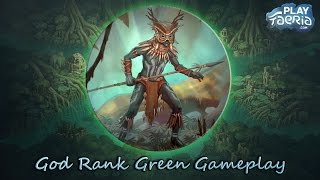 Faeria - God Rank Green Gameplay (Highlight)