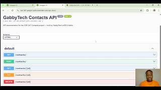 Contacts API CRUD Operations and Swagger Docs