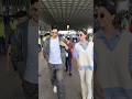 THE POWER COUPLE #sidharthmalhotra #kiaraadvani arrive in style at the #airport #airportlook #shorts