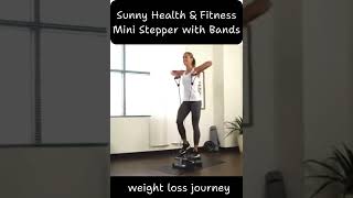 Health & Fitness Mini Stepper with Bands