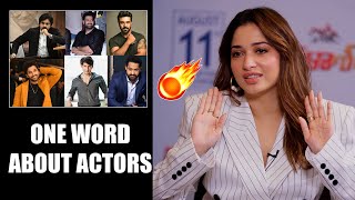 Thamannah About Tollywood Actors Pawan Kalyan | Prabhas | NTR | Ram Charan | Allu Arjun |Chiranjeevi