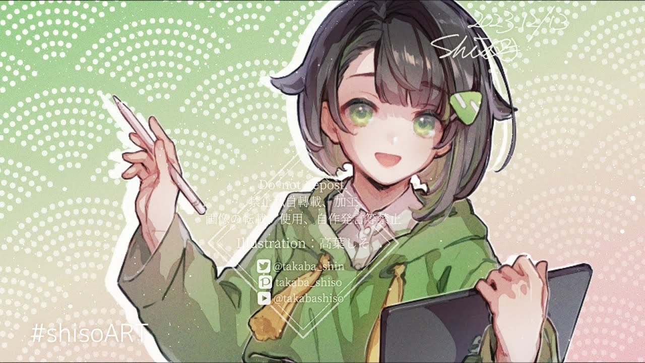 Ibispaint 代理ちゃん Time Lapse Youtube