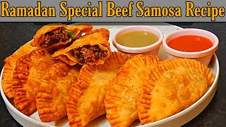 बिहारी कीमा समोसा पौकेट | Bihari Beef Samosa Pocket Without Mould With Tips\u0026Tricks | Evening Snack