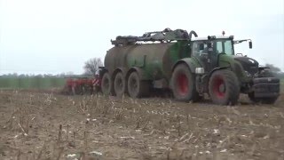 KUHN STRIGER Equipement for slurry spreader - Strip-Till (In action)