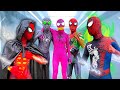 TEAM SPIDER-MAN vs ALIEN SUPERHERO ( Special NEW SUPER HERO Mystery BATTLE ) - Bunny Life