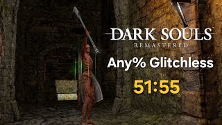 Dark Souls: Remastered - 51:55 Any% Glitchless Speedrun (RTA 56:48, PS5)