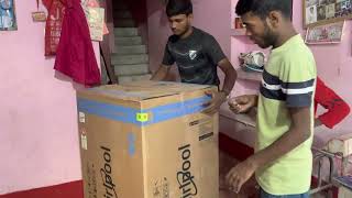 Whirlpool 7.5kg fully automatic washing machine Unboxing demo.