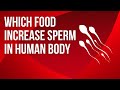 which food increase sperm in human body #shorts #spermcount