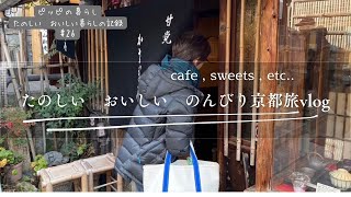 [京都旅vlog]京都カフェ巡り散歩／リノベーション町家の蔵に宿泊？! ／The Blossom Kyoto ／錦市場で朝ごはん