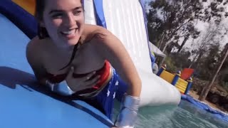 Natalie Accidentally Flashes Her Tits And Butt!! #shorts