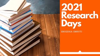 2021 Research Days: Snigdha Smriti