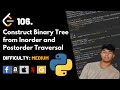 Construct Binary Tree from Inorder and Postorder Traversal | Leet code 106 | Theory + Python code