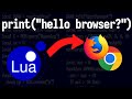 Lua Scripting in the Browser