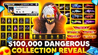 WORLD RICHEST ID 1 CRORE ACCOUNT 😱 || WORLD MOST RAREST ID || FREE FIRE 🔥