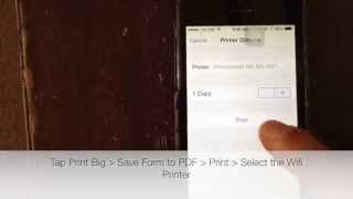 How to Print a Prescription using an iPhone: Patient Files App