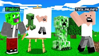 PRANKUJĘ RYSOWANIEM TATĘ HEJTERA w Minecraft!