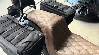 Thrashin Supply Expedition bags with Edward Richie Sissy bar