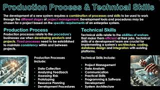 Production Process \u0026 Technical Skills