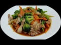 Sautéed vegetables with pork | mha yang1