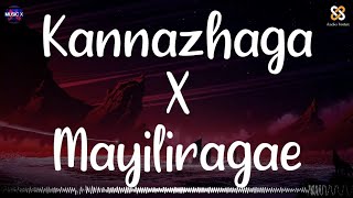 Kannazhaga X Mayiliragae (Lyrics) - Anirudh x AR Rahman | Tamil Beats /\ @Audio_Vortex