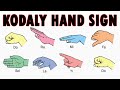 KODALY HAND SIGN (SOLFEGE) DO RE MI With C note-based binaural beat