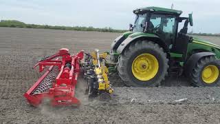 6m Close Coupled Toolbar \u0026 Kuhn Power Harrow