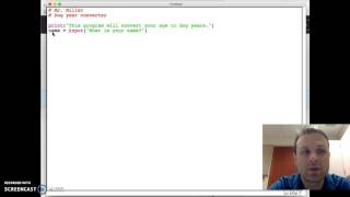 Input and Output in Python
