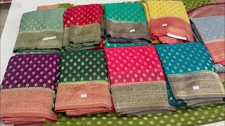 100% ORIGINAL FACTORY SOFT SILK SAREES / WHOLESALE RATE HUMAIRA KHATOON SILK HOUSE