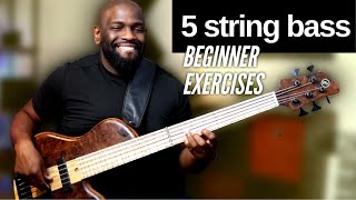 5 String Bass Guitar | 4 Exercises for Beginners