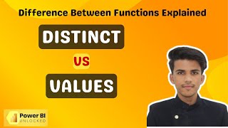 DISTINCT Vs VALUES DAX Function In Power BI | Power BI Tutorials