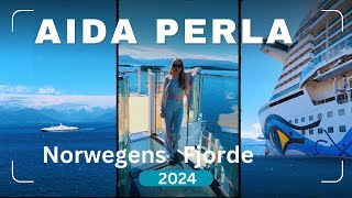 Aidaperla Vlog - 2024 - Norwegens Fjorde - Norwegens Fjorde ab Hamburg - Molde - 4K