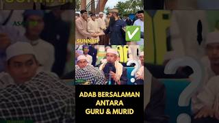 BAHAR VS USTADZ SYAFIQ - ADAB BERSALAMAN ANTARA GURU \u0026 MURID.