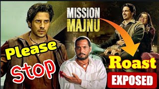 BOLLYWOOD PLZZ STOP🙏🙏 MISSION MAJNU TRAILER REVIEW/ROAST