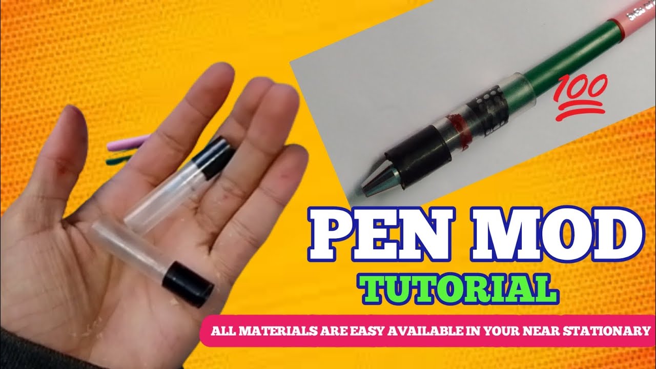 How To Make Pen Mod Easily Pen Mod Tutorial Youtube