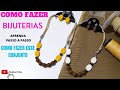 COMO FAZER COLAR-CONJUNTO COLAR E BRINCO/Colar Curto Passo a Passo #comofazerbijuterias #bijuterias