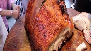 Crispy roasted pork ribs-Hongkong street food