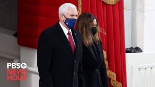 WATCH: Vice President Mike Pence arrives at U.S. Capitol for Biden’s inauguration
