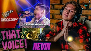 The Voice Kids: Nevin Adam Garceniego sings 'May Bukas Pa' | Grand Finals | Richards Infinity Reacts