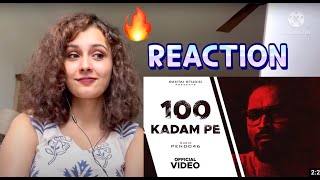 EMIWAY - 100 KADAM PE (Prod. by Pendo46) (Official Music Video) | NixReacts | REACTION