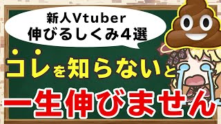 新人Vtuberが伸びるしくみを、うんこで解説する【ヒント:４つの要素】