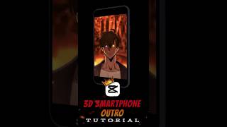 3D Smartphone Outro Tutorial πΏπ€© | Capcut Tutorial | #capcut #capcuttutorial