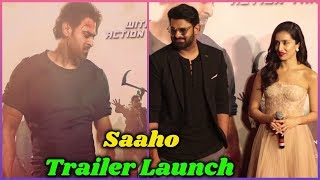 Saaho Trailer Launch | Prabhas | Shraddha Kapoor