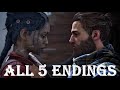 BANISHERS GHOSTS OF NEW EDEN - All 5 Endings (Resurrection Ending, Ascend Endings, Bad Endings)