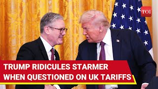 Trump Mocks British PM On His Face, Starmer Laughs: 'He Earned Whatever UK Pays Him': | Watch