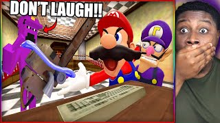 DO NOT LAUGH! | Mario Reacts To Nintendo Memes 5 Reaction!