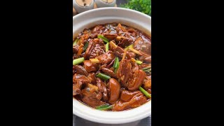 冬天教大家炖一锅大人小孩都爱吃的【黄焖酱炖羊肉】 这样炖的羊肉全家都爱吃-美味食谱