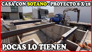 Casa Con Sótano - Proyecto 8 x 18