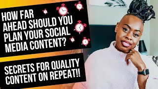 Planning Ahead for Social Media 2021: Content Batching Secrets | #ASKXAYLI Show