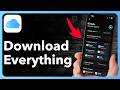How To Download Everything On iCloud To iPhone Storage